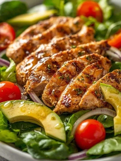 Honey-Lime Grilled Chicken Salad