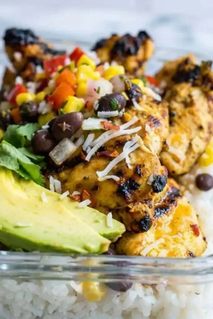 Mango Chicken Meal Prep Bowls