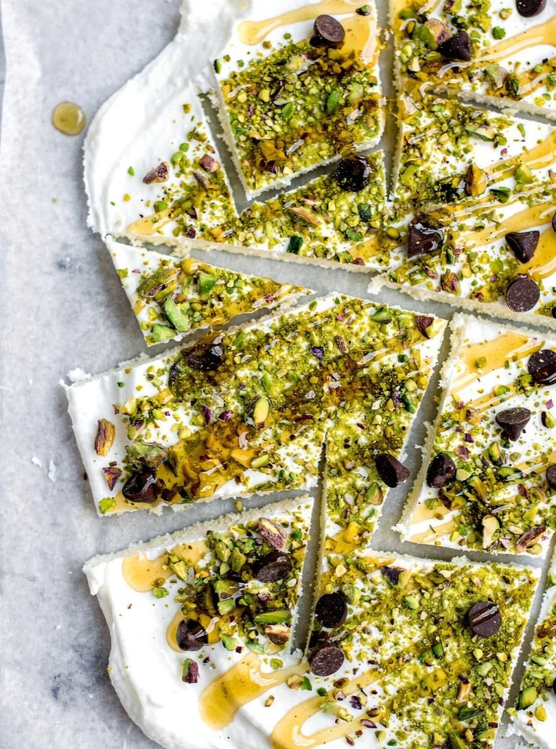 Pistachio Greek Yogurt Bark