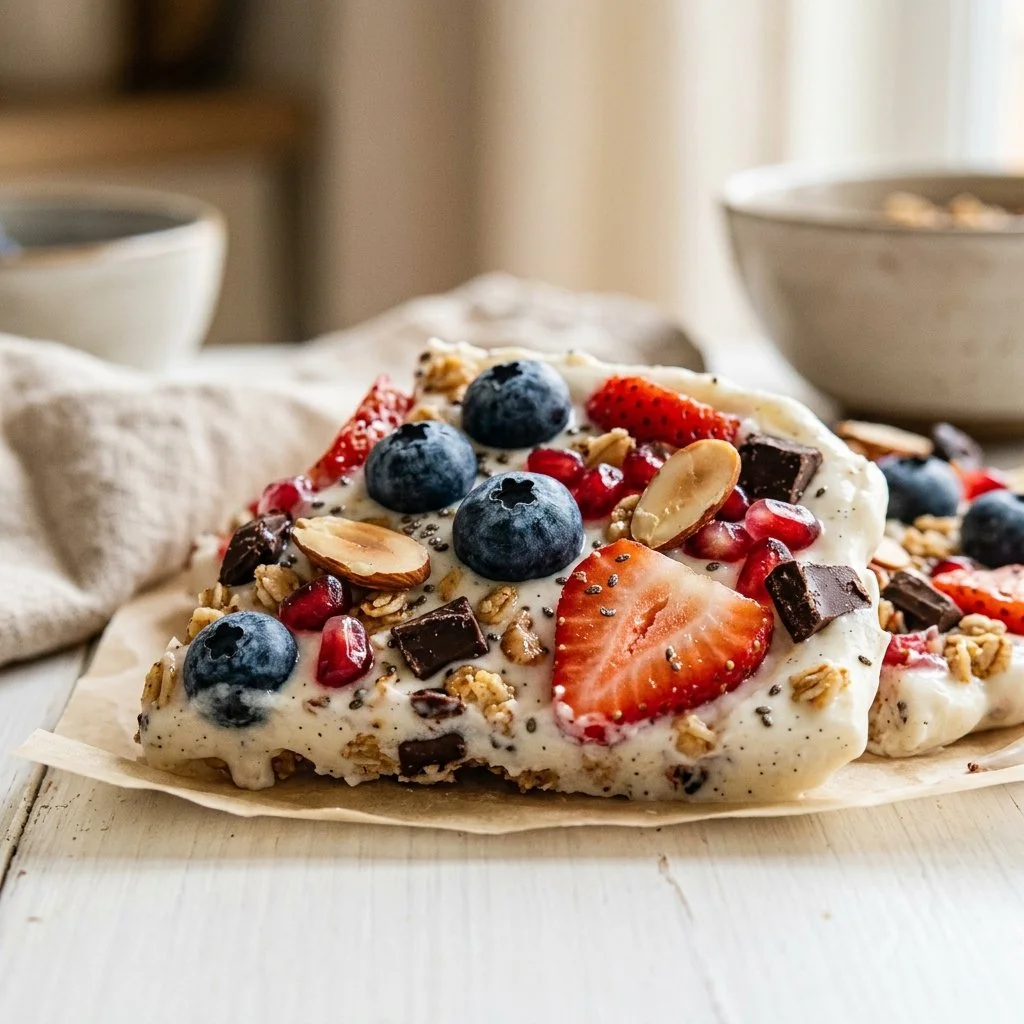 Protein-Packed Frozen Greek Yogurt Bark