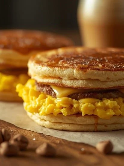 Protein-Packed McGriddle Breakfast Sandwich for a hearty morning meal
