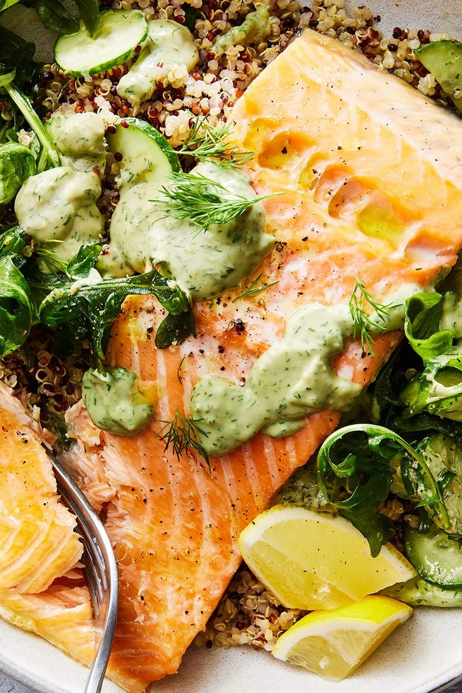 Salmon Quinoa Bowls