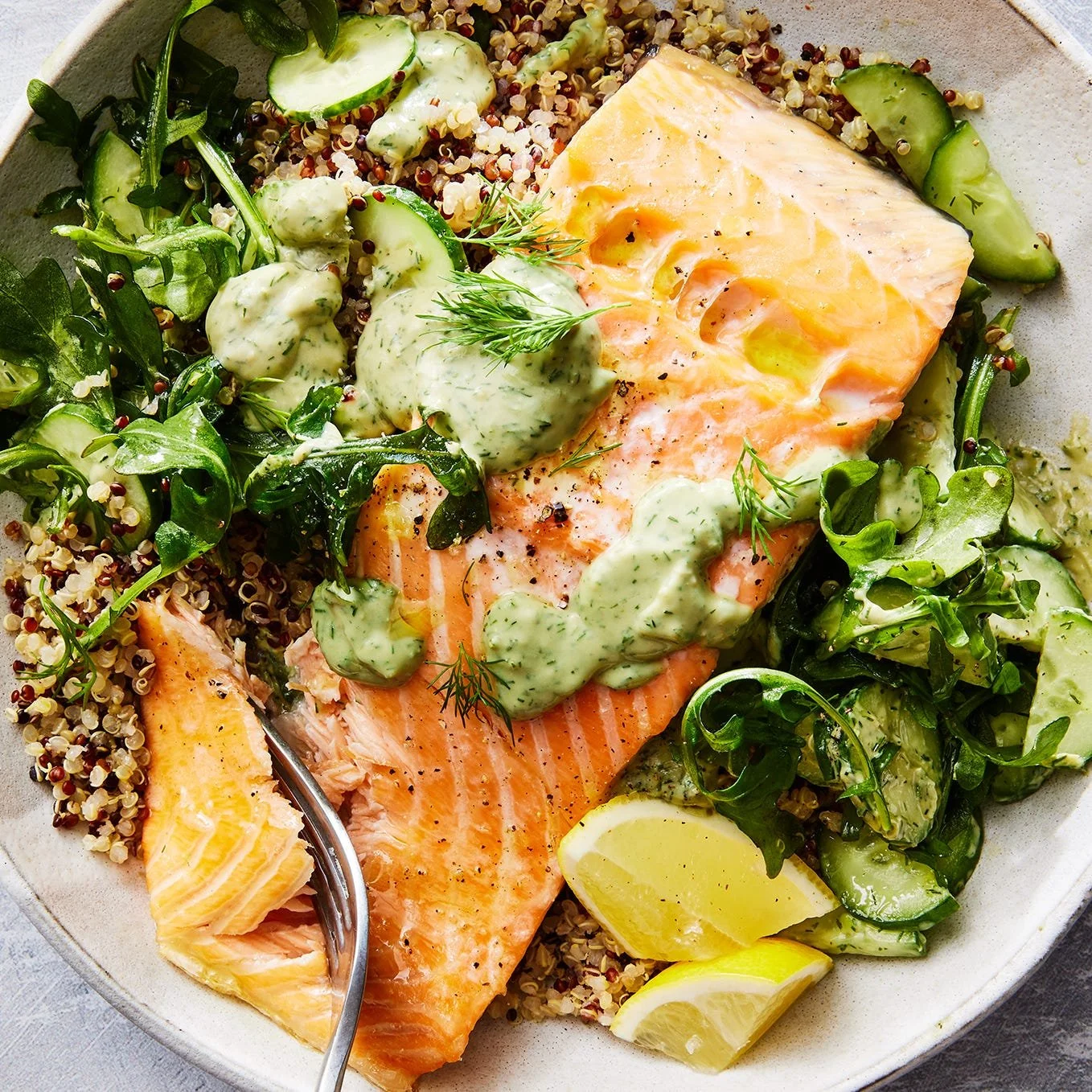 Salmon Quinoa Bowl