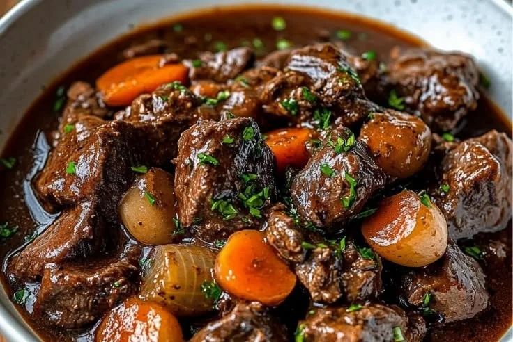 Slow Cooker Beef Bourguignon