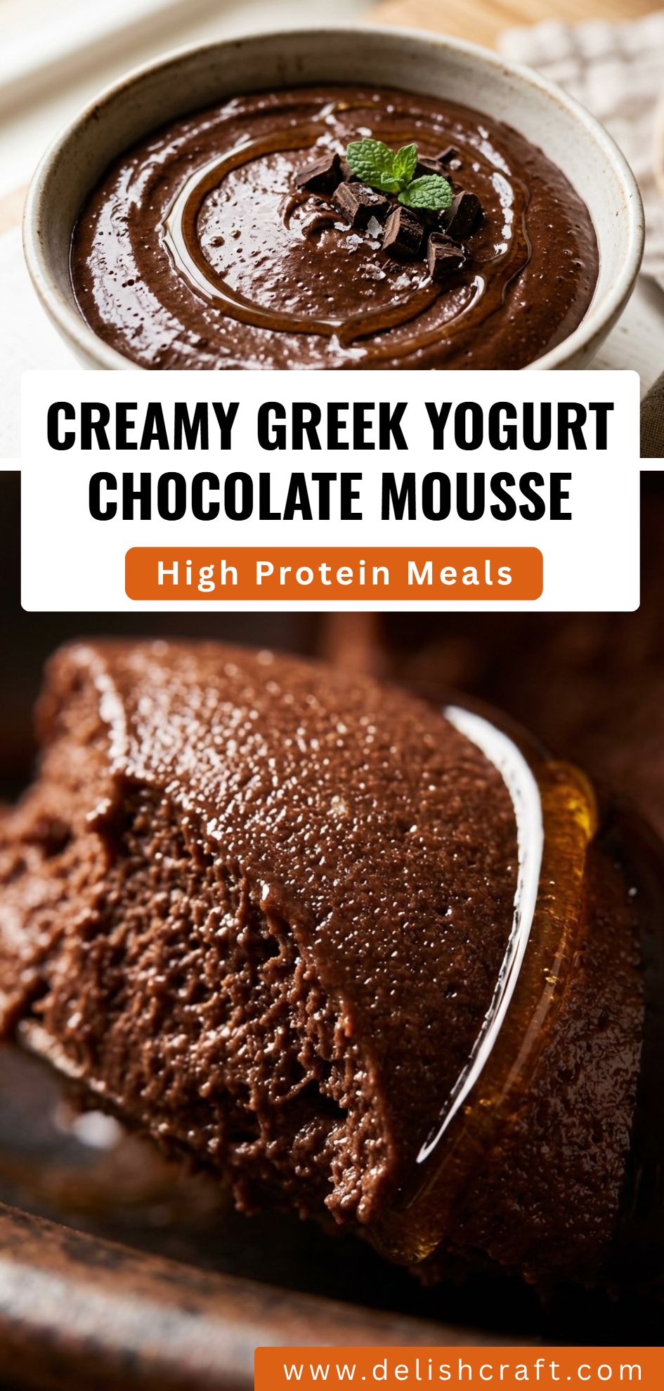 Creamy Greek Yogurt Chocolate Mousse