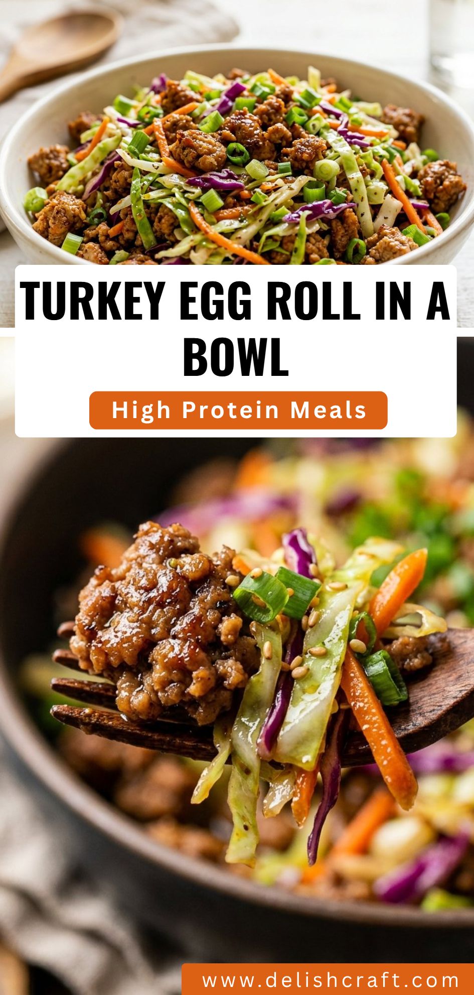Turkey Egg Roll In A Bowl