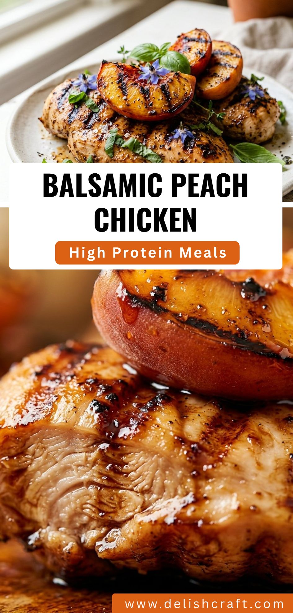 Balsamic Peach Chicken