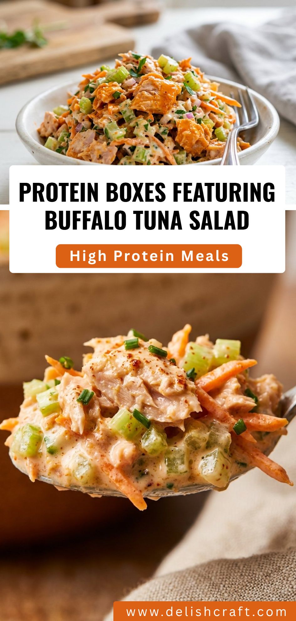 Protein Boxes Buffalo Tuna Salad