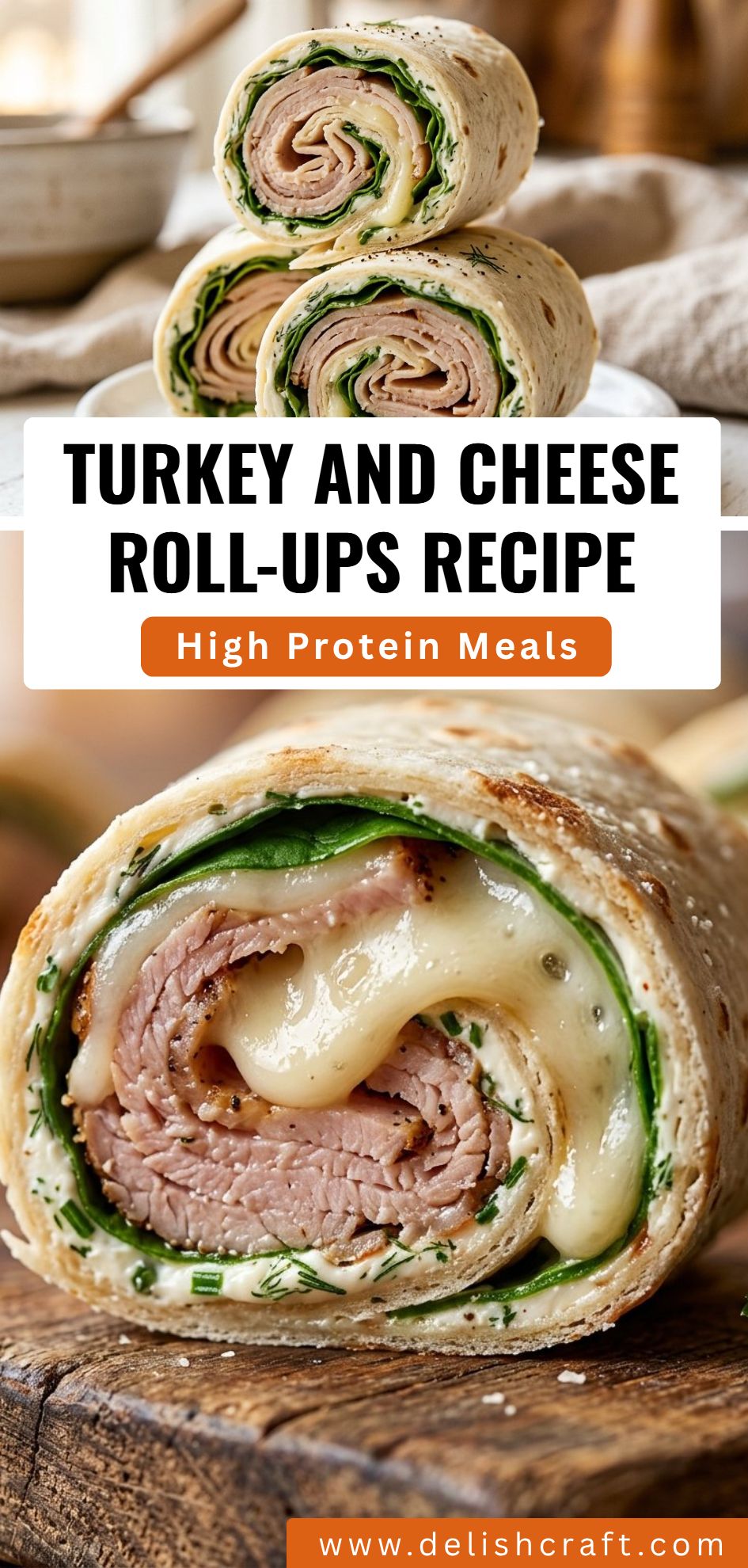 Turkey And Cheese Roll Ups Recipe