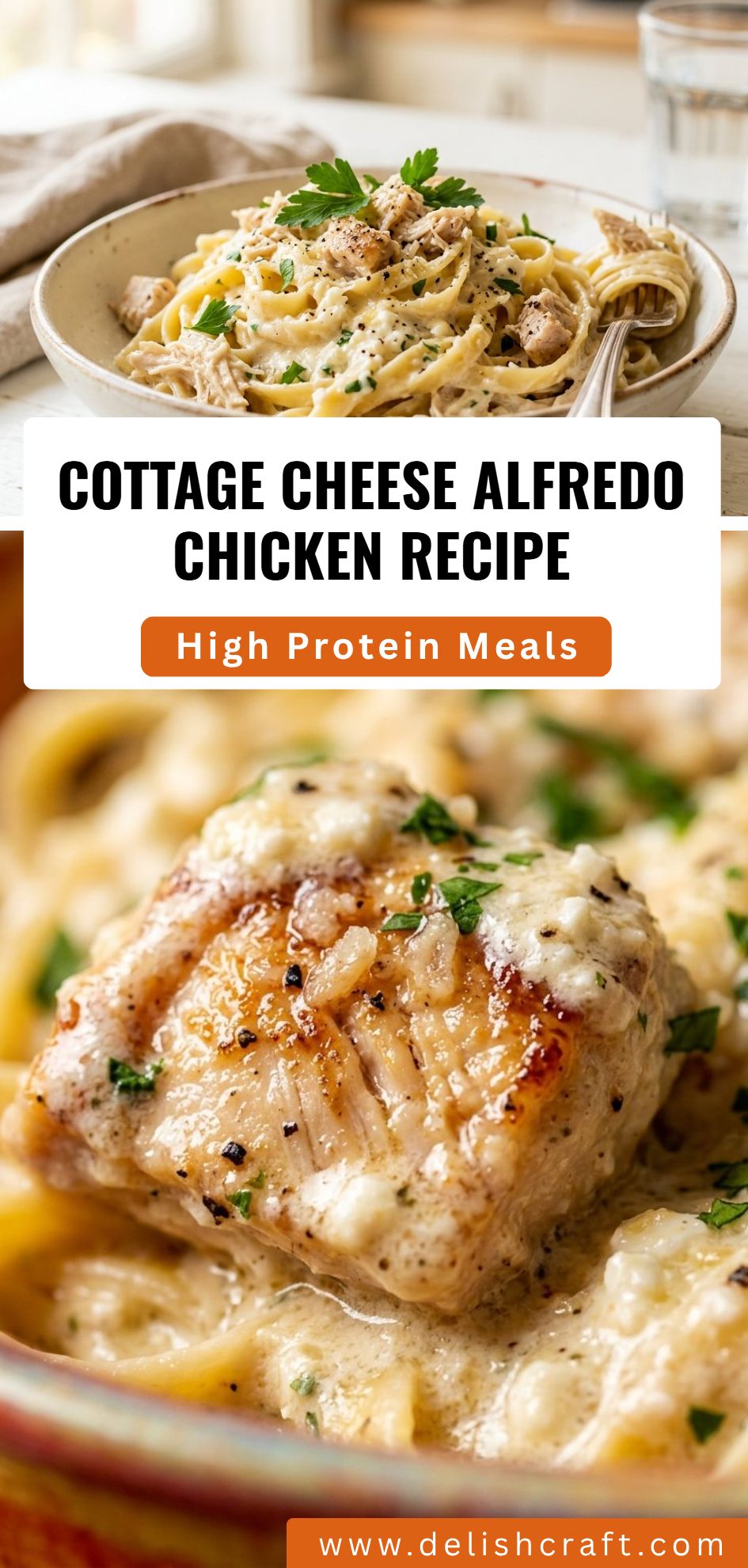 Cottage Cheese Alfredo Chicken Recipe