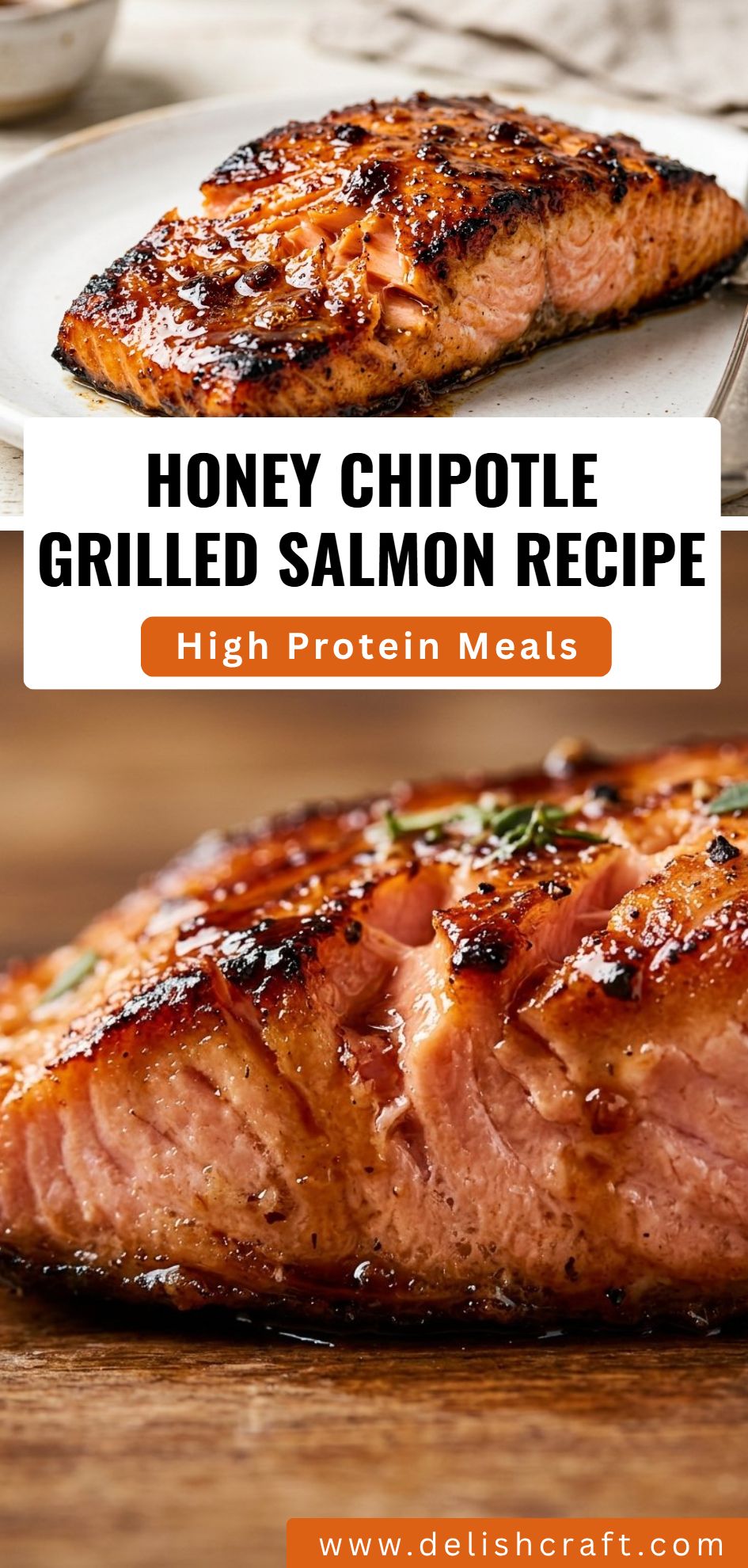 Honey Chipotle Grilled Salmon Recipe