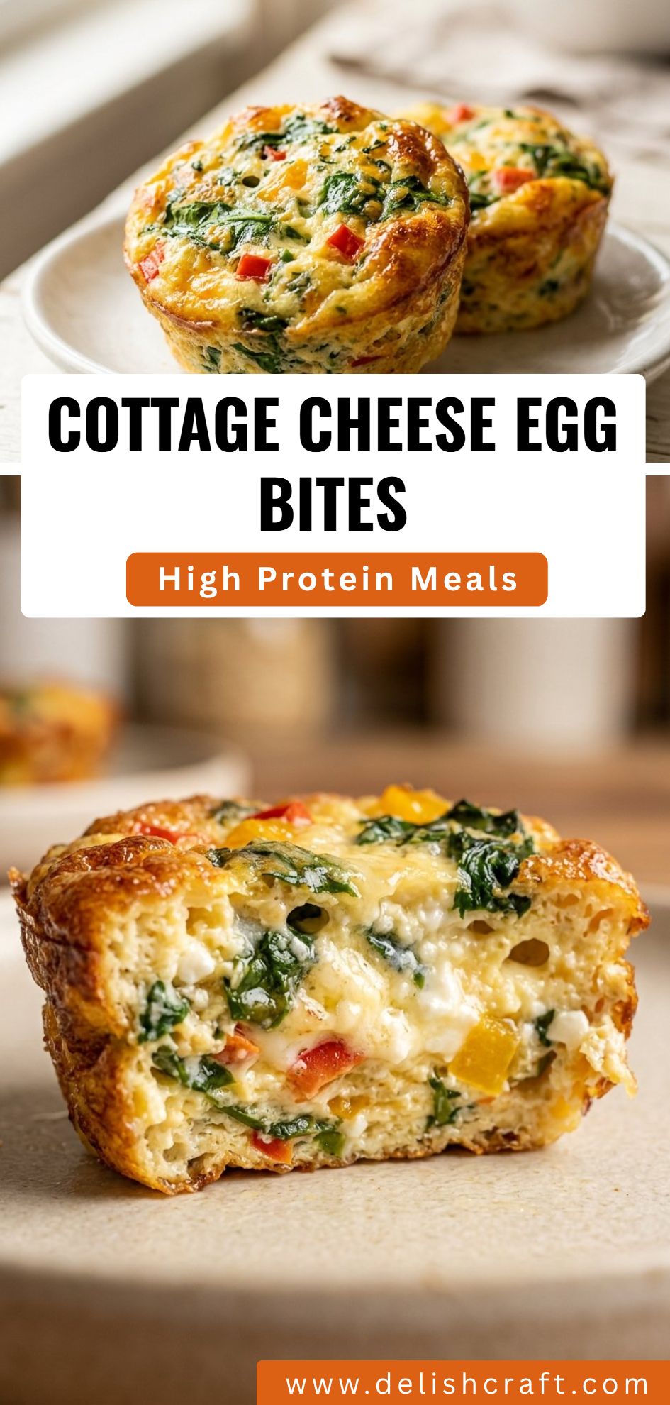 Cottage Cheese Egg Bites