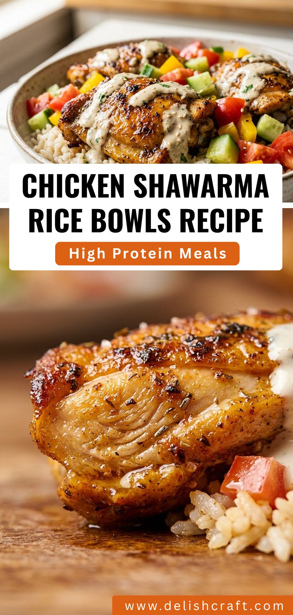 Chicken Shawarma Rice Bowls Recipe