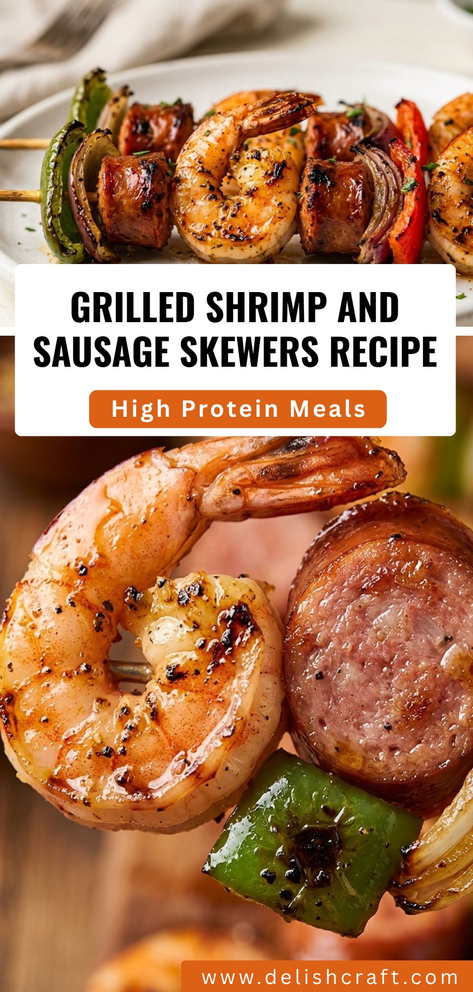 Grilled Shrimp And Sausage Skewers Recipe