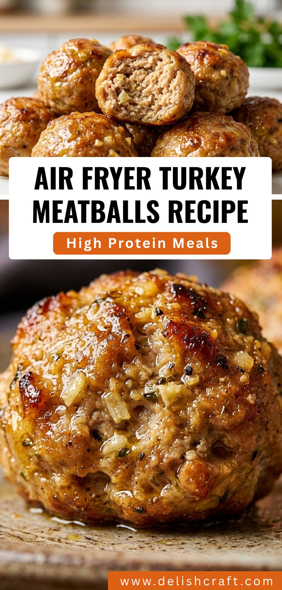 Air Fryer Turkey Meatballs Recipe