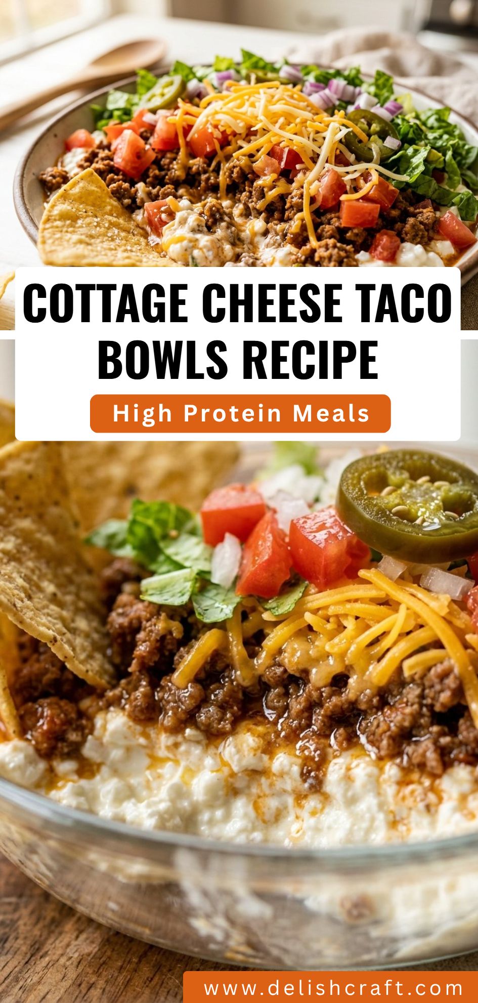 Cottage Cheese Taco Bowls Recipe
