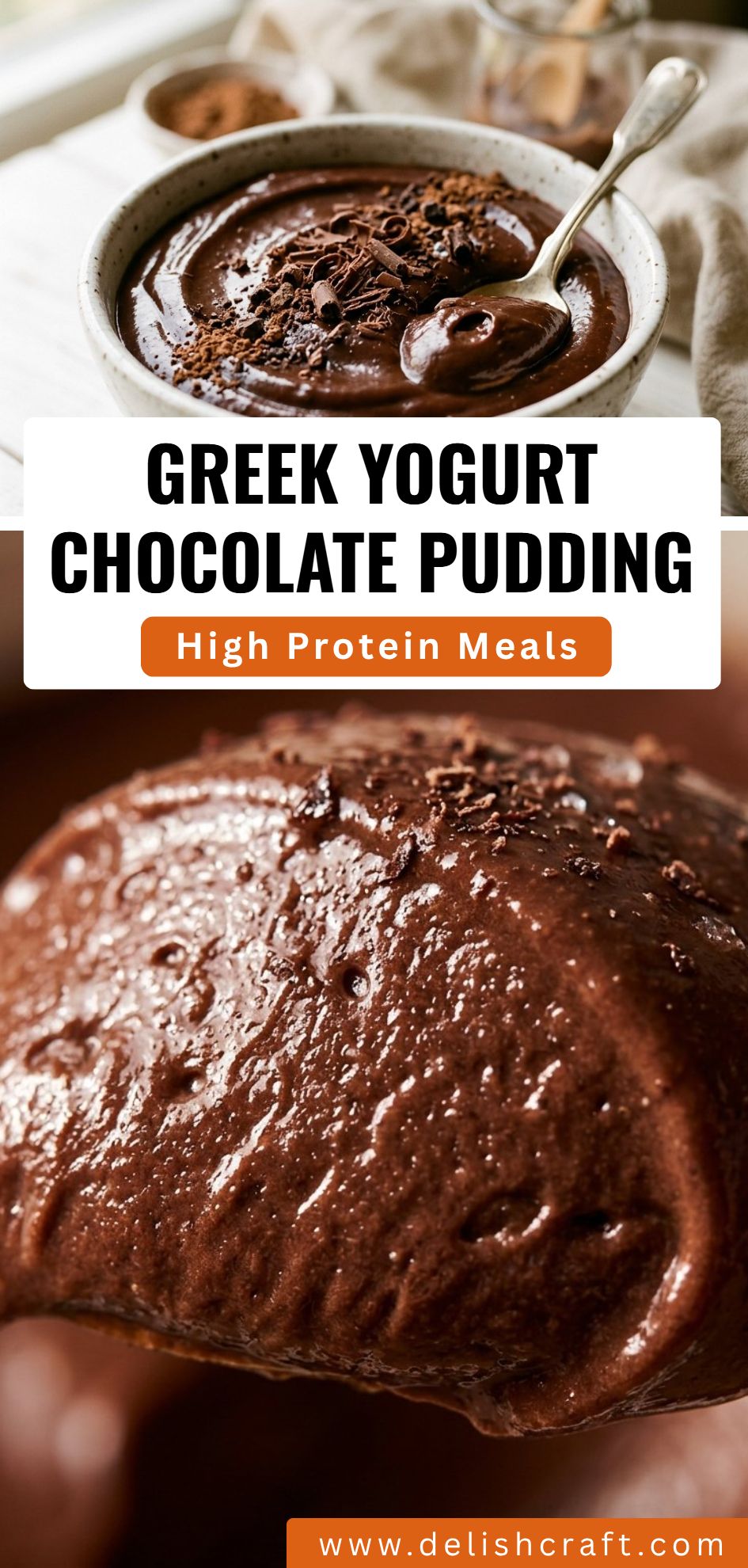 Greek Yogurt Chocolate Pudding