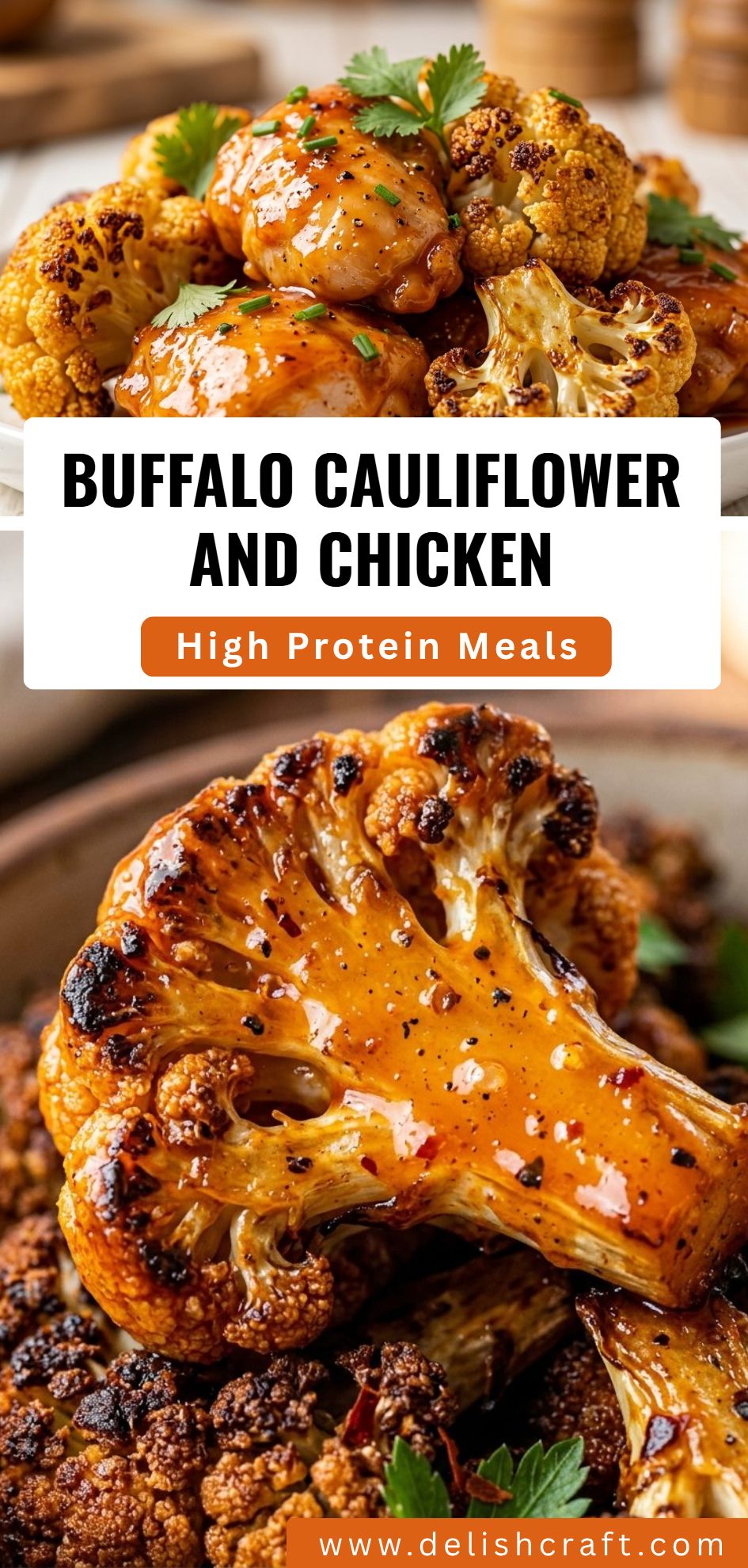 Buffalo Cauliflower And Chicken