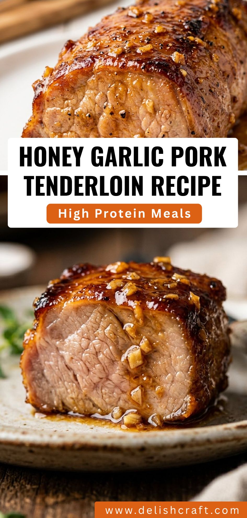 Honey Garlic Pork Tenderloin Recipe