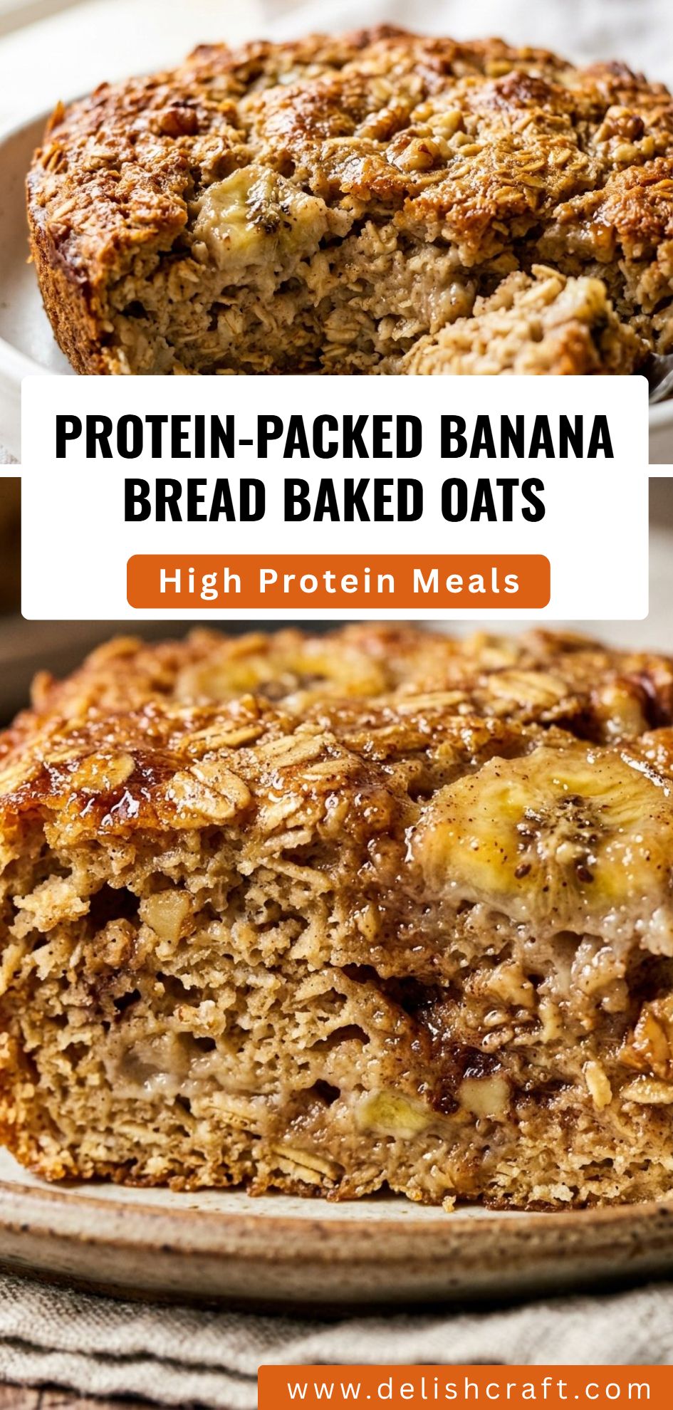Protein Packed Banana Bread Baked Oats