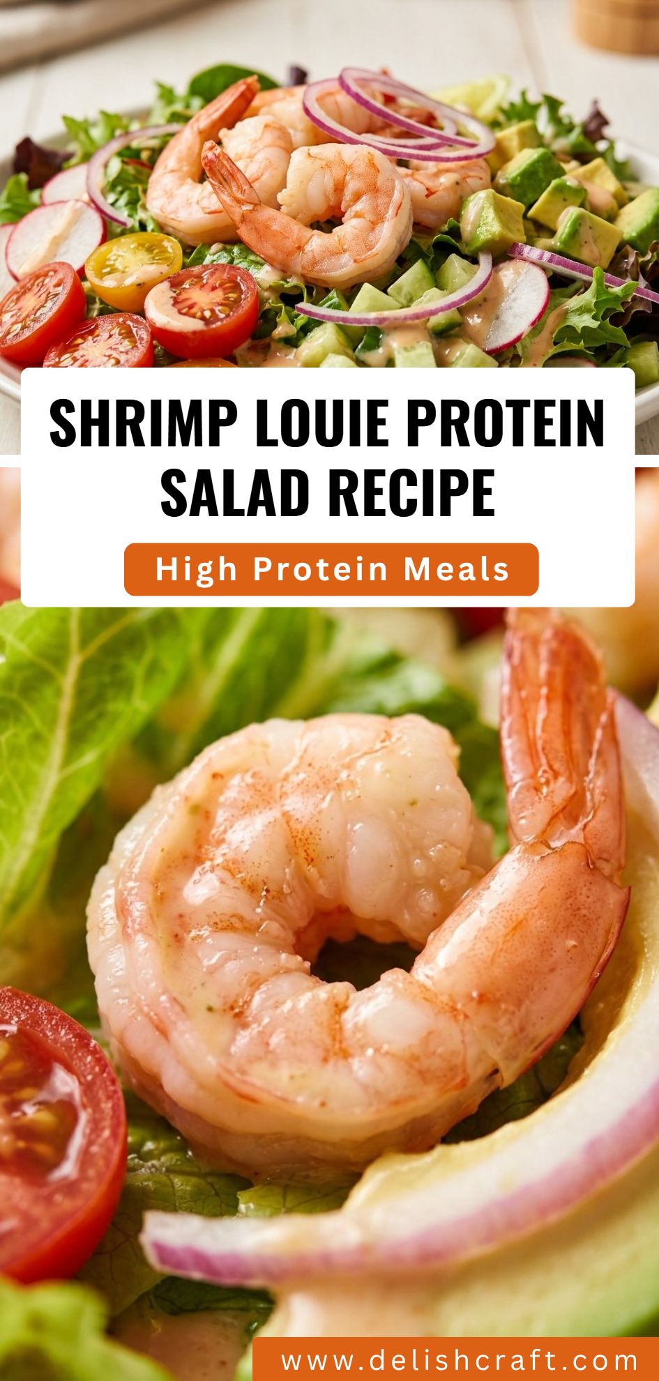 Shrimp Louie Protein Salad Recipe
