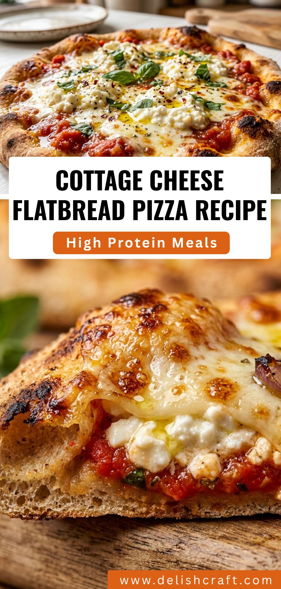 Cottage Cheese Flatbread Pizza Recipe