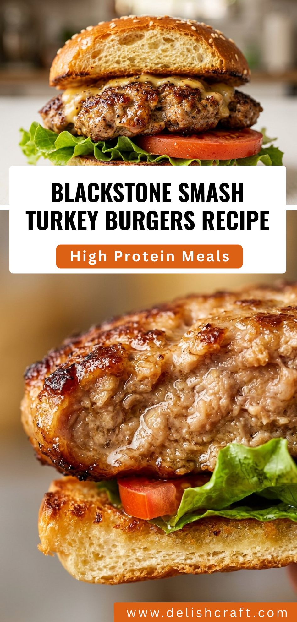 Blackstone Smash Turkey Burgers Recipe
