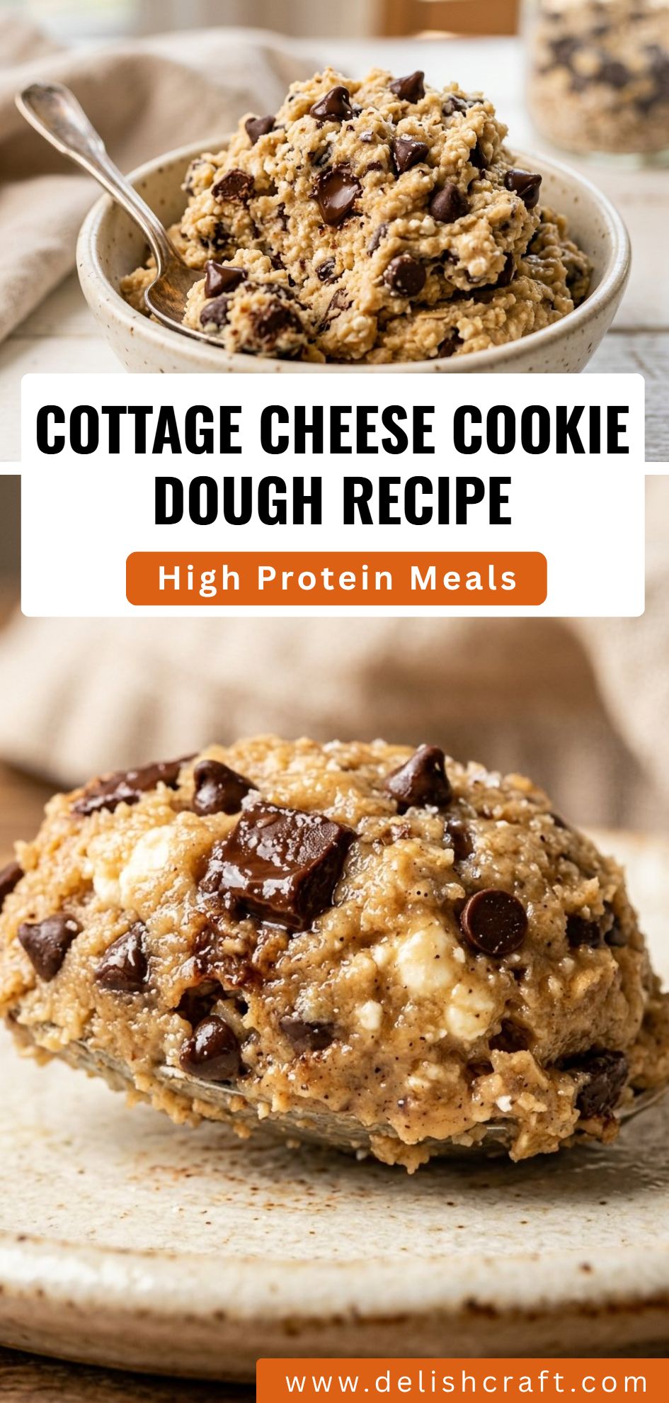 Cottage Cheese Cookie Dough Recipe
