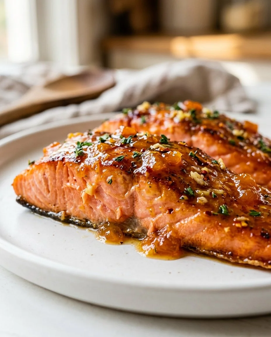 Apricot-Glazed Salmon Recipe