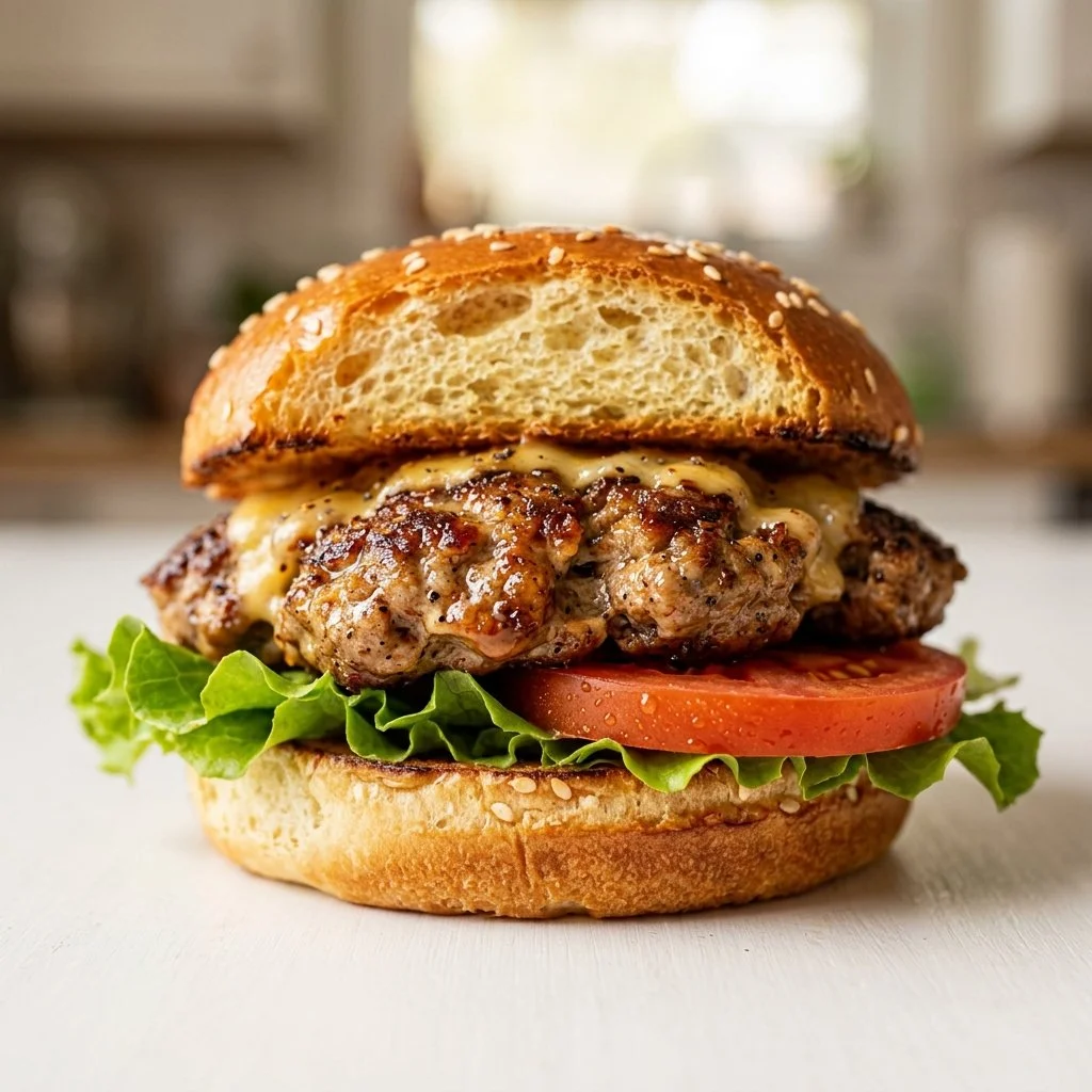 Blackstone Smash Turkey Burgers Recipe
