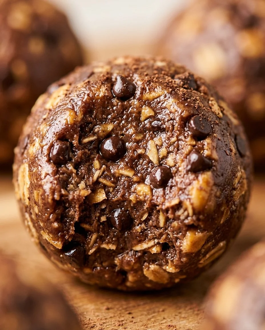 Chocolate Peanut Butter Protein Balls packed with flavor and nutrition.