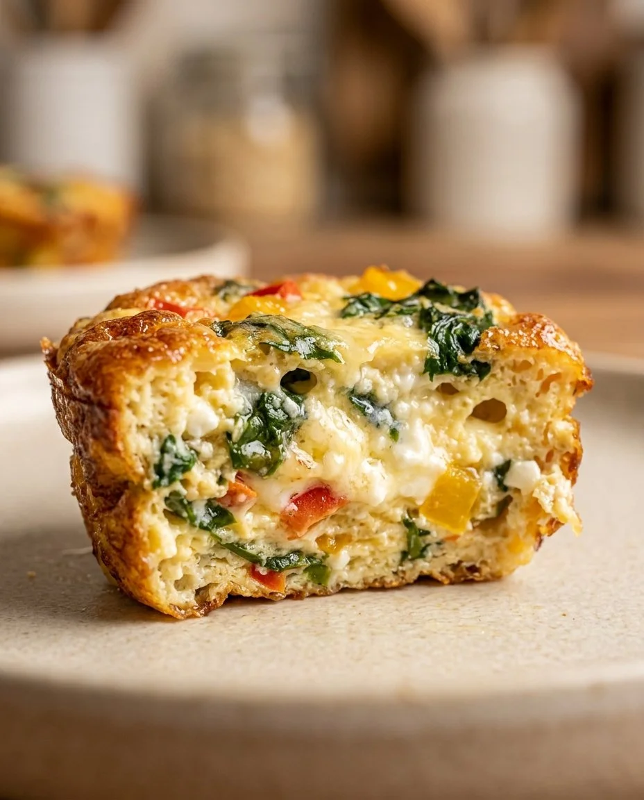 Healthy cottage cheese egg bites for a nutritious breakfast snack