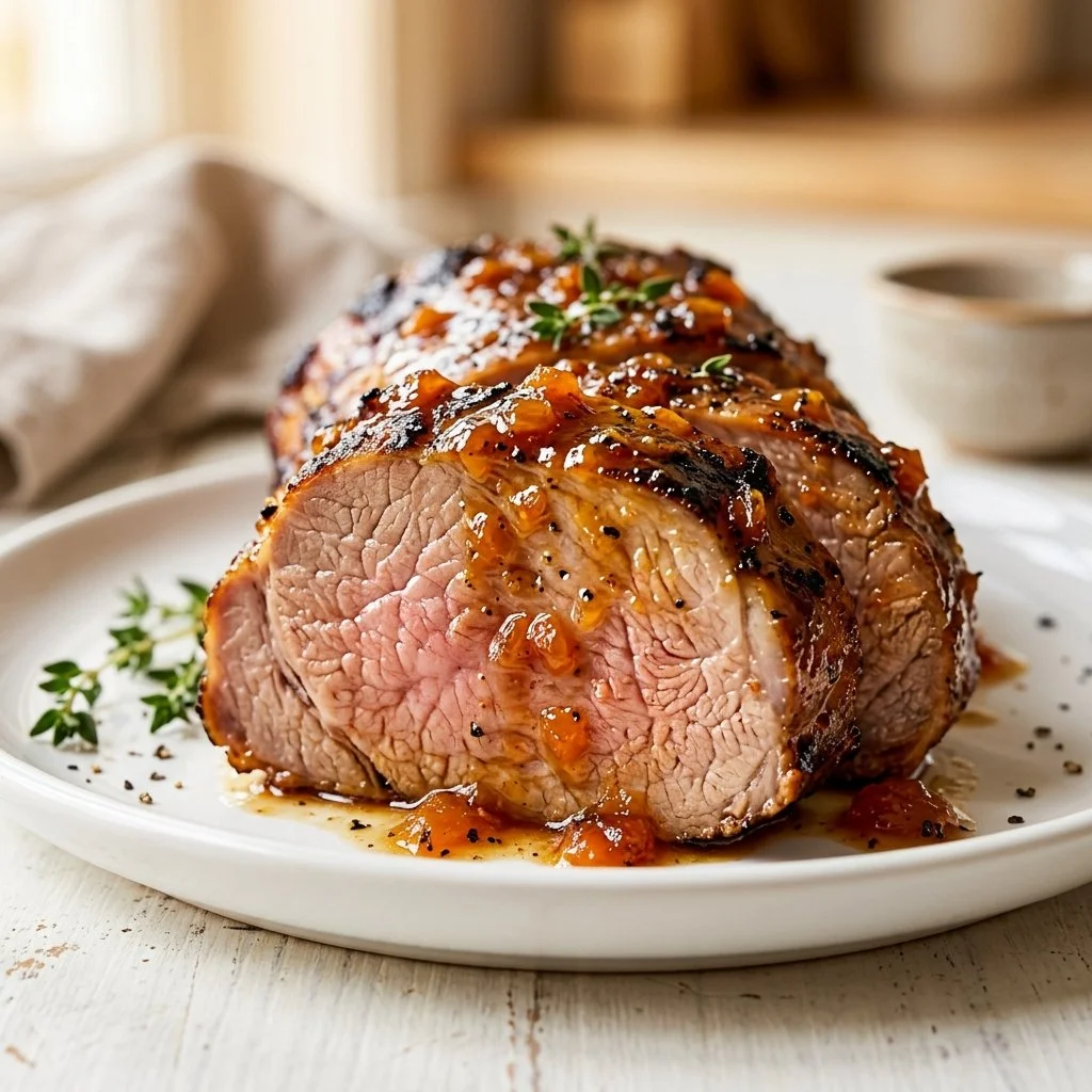 Grilled Apricot Pork Tenderloin