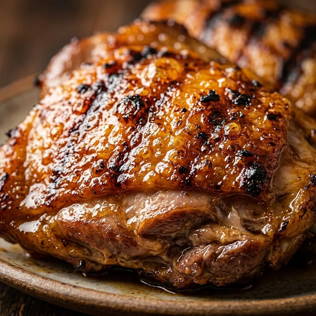 Huli Huli Chicken Thighs marinated and grilled to perfection