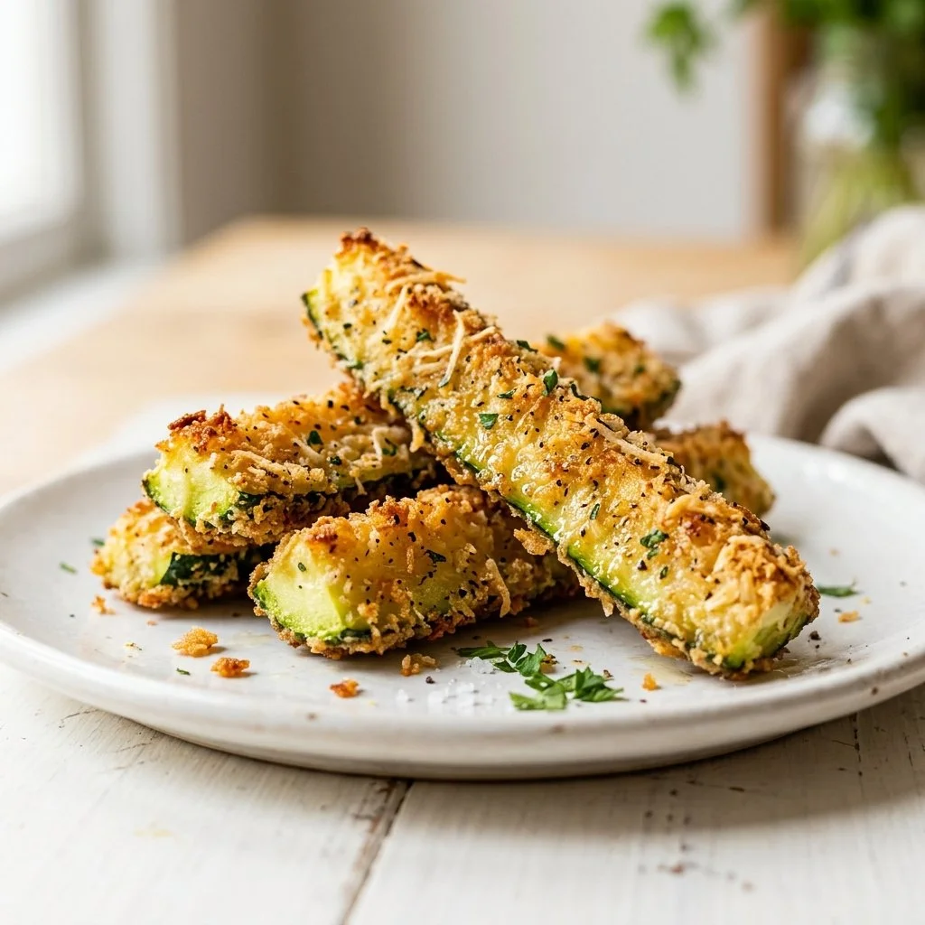 Parmesan-Crusted Zucchini Fries