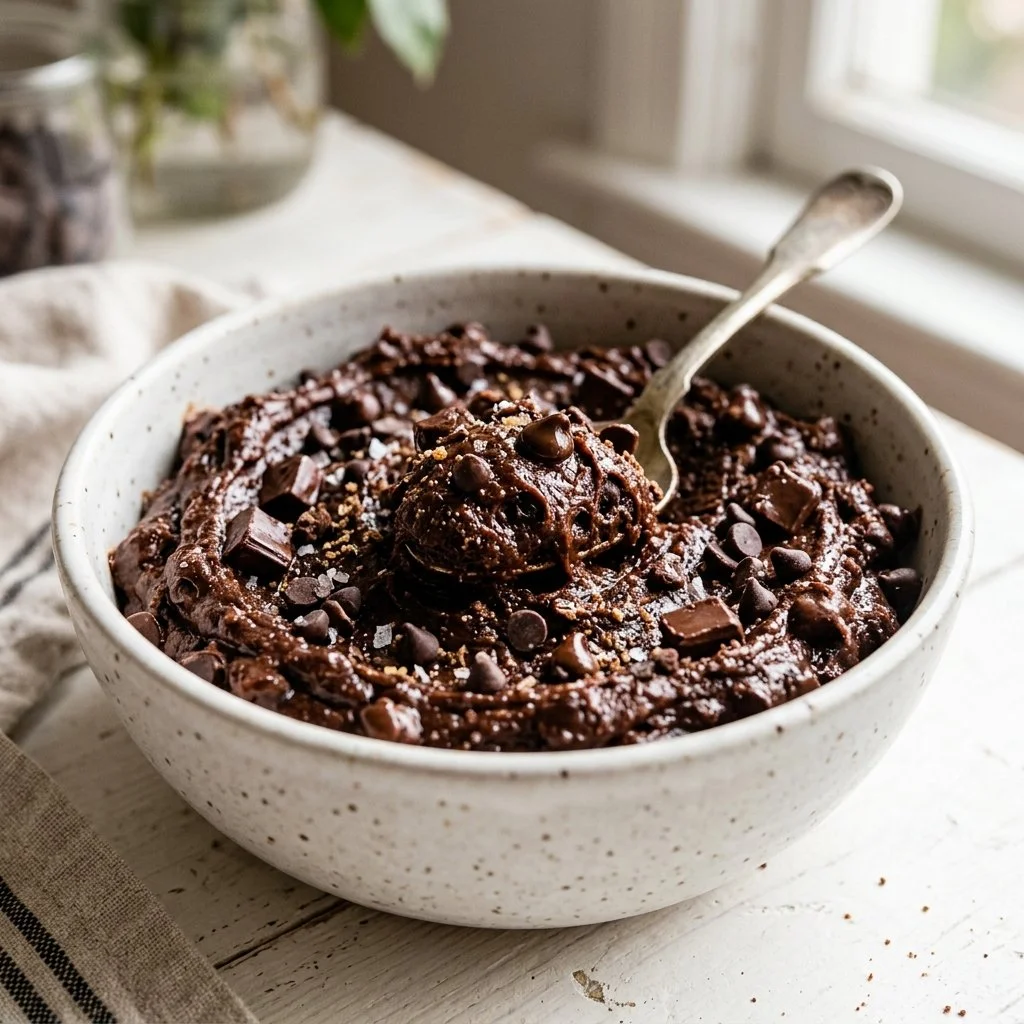 Protein-Packed Edible Brownie Batter