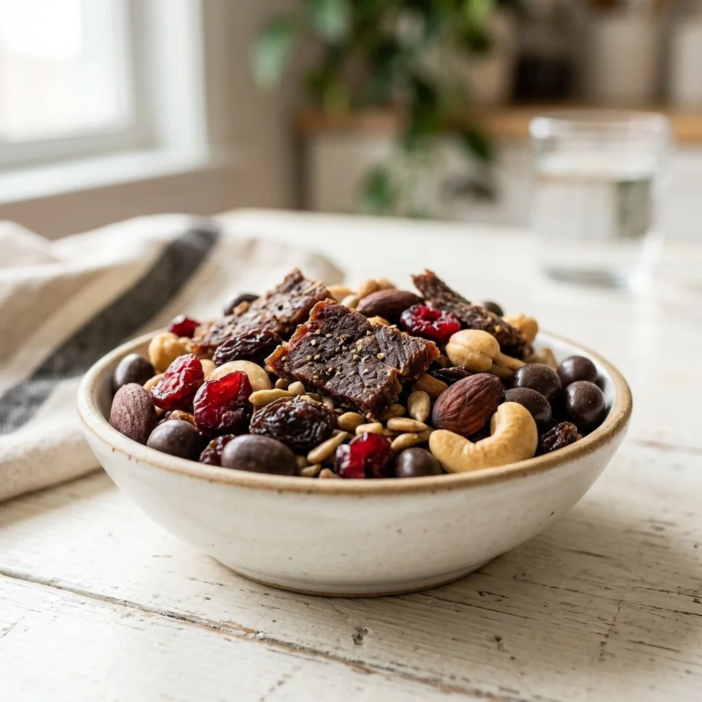 Protein-Packed Jerky Trail Mix