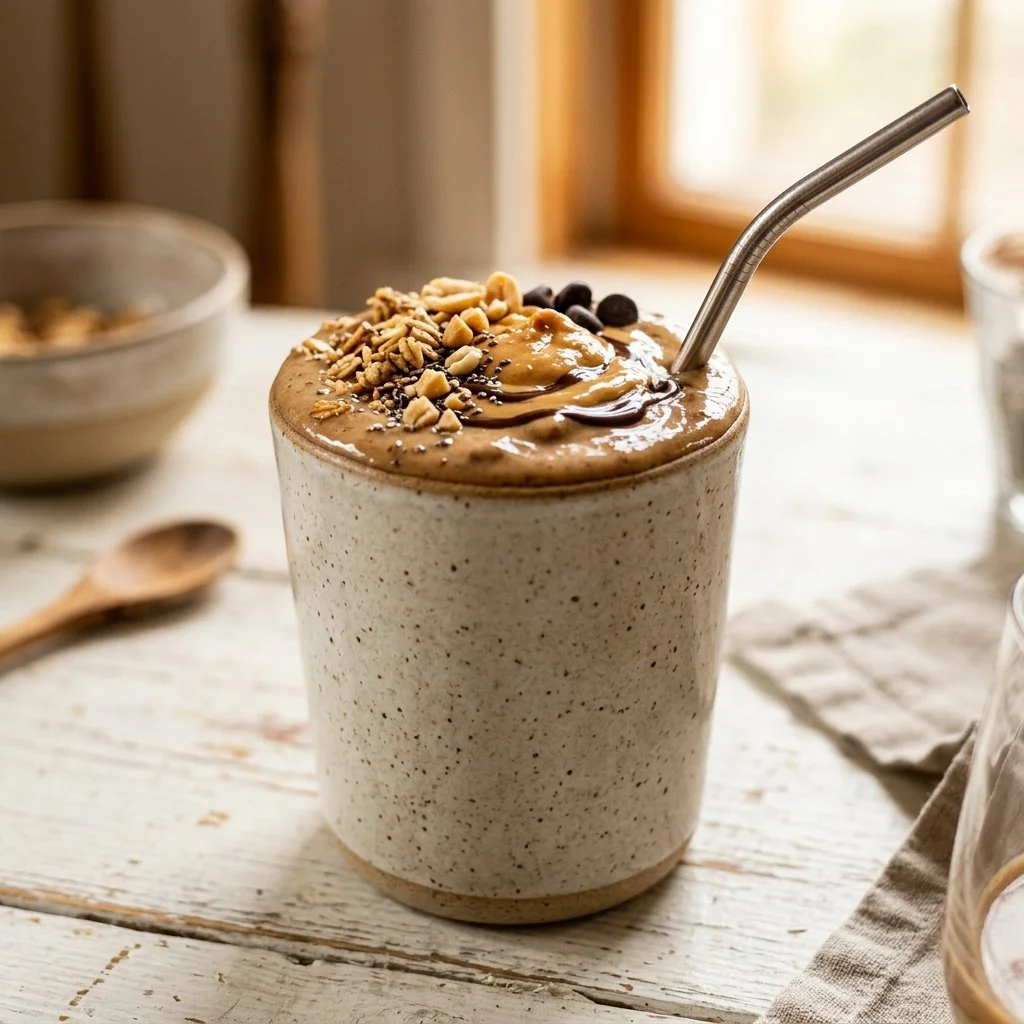 Protein-Packed Peanut Butter Coffee Smoothie