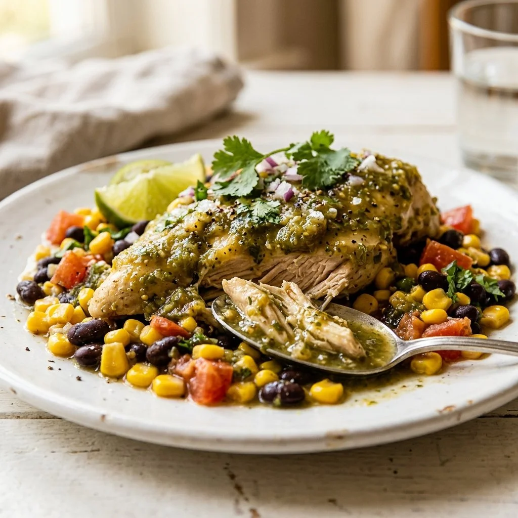 Salsa Verde Chicken Skillet