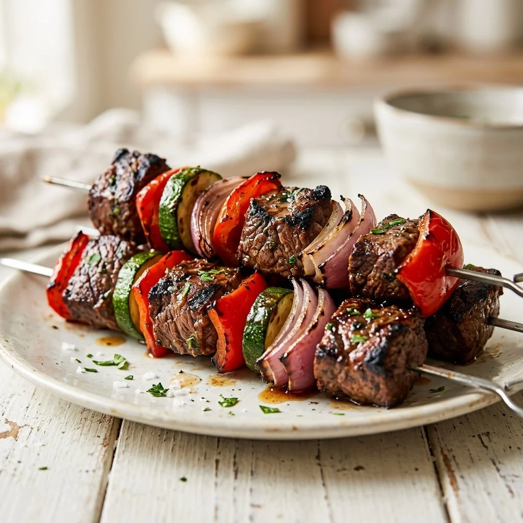 Steak Kabobs for Summer Grilling