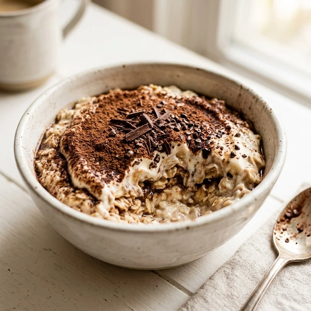 Tiramisu Overnight Oats Recipe