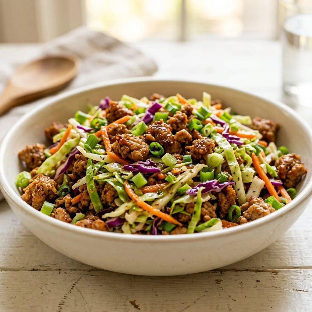 Turkey Egg Roll in a Bowl