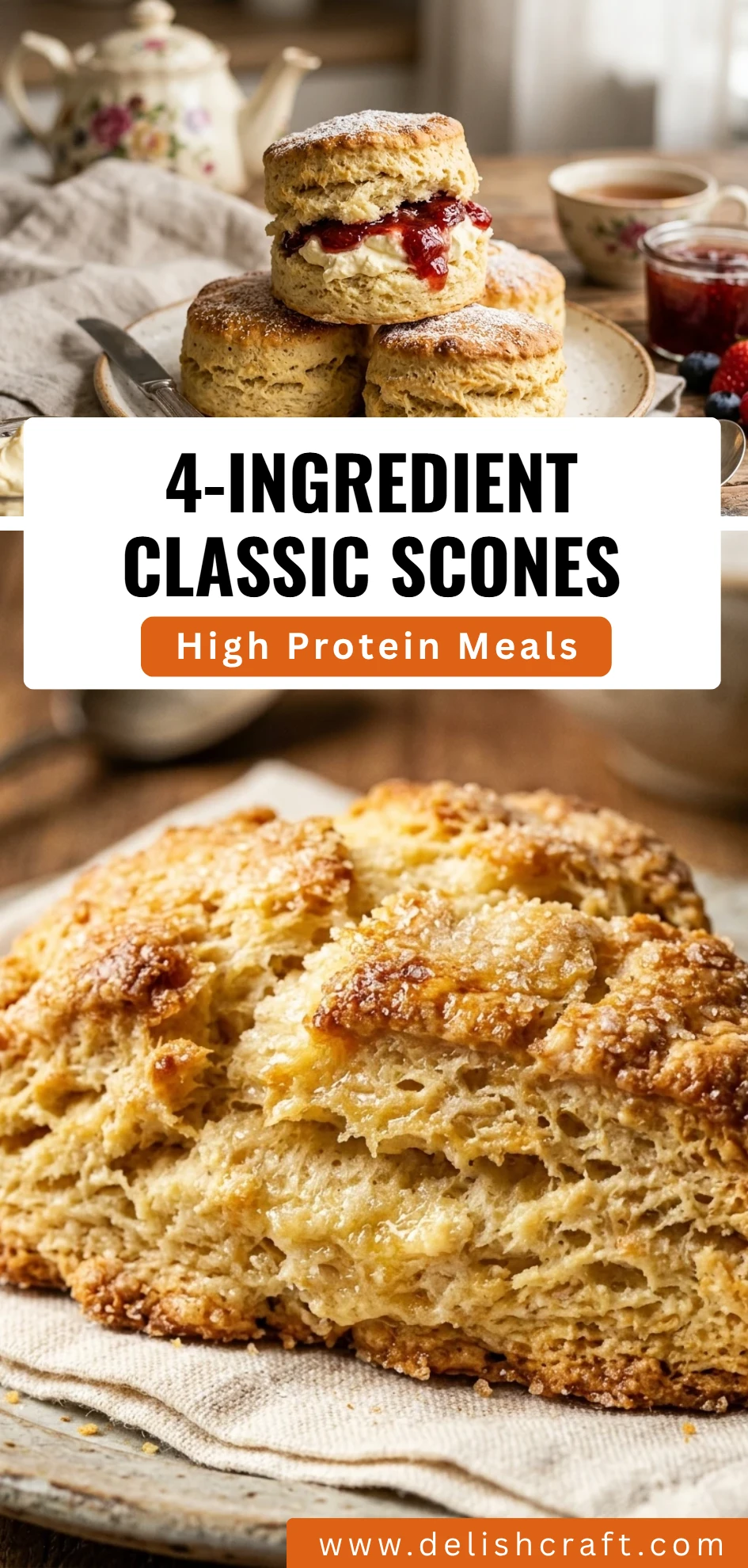 4-Ingredient Classic Scones