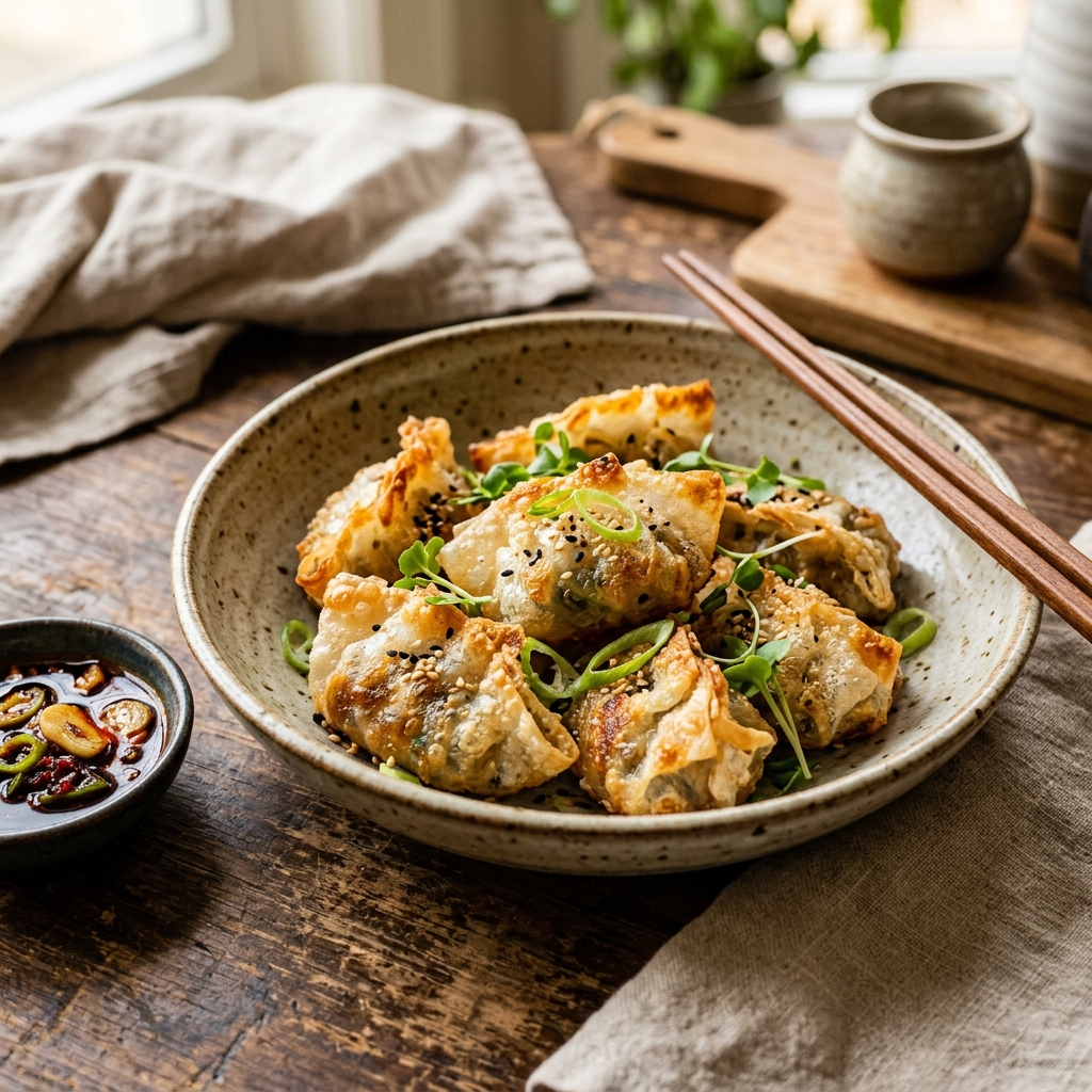 Air Fryer Crispy Rice Paper Dumplings