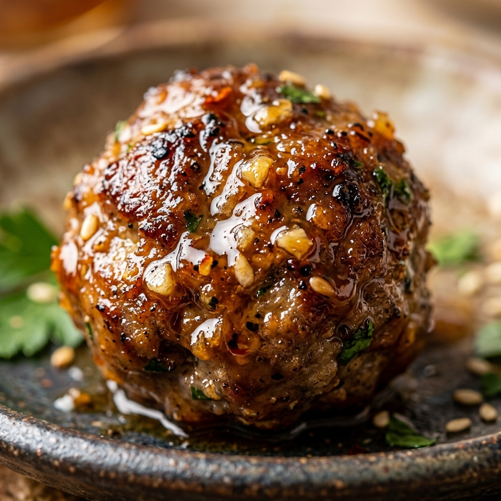 Air Fryer Honey Garlic Meatballs