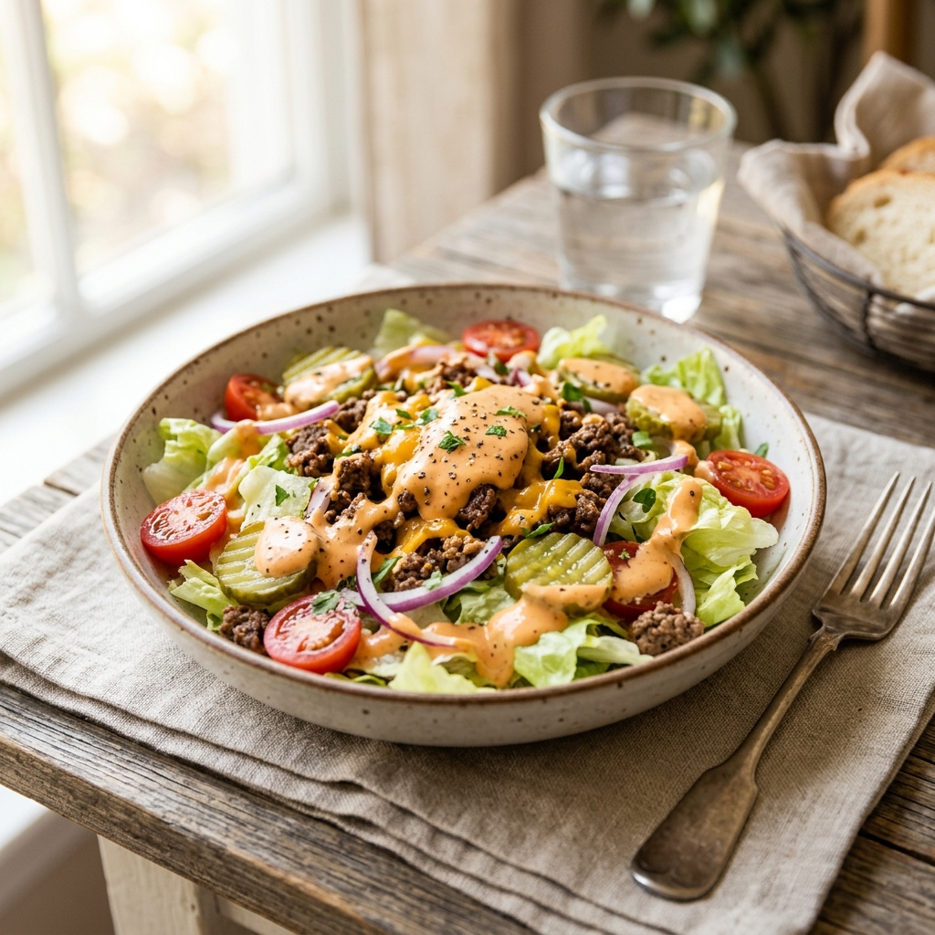 Big Mac Salad Bowls Low Carb