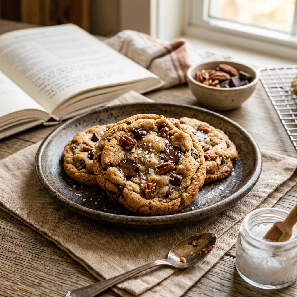 Brown Butter Pecan Chocolate Chip Cookies