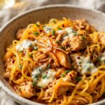 Buffalo Chicken Spaghetti Squash