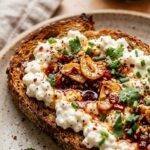 Chili Crisp Cottage Cheese Toast