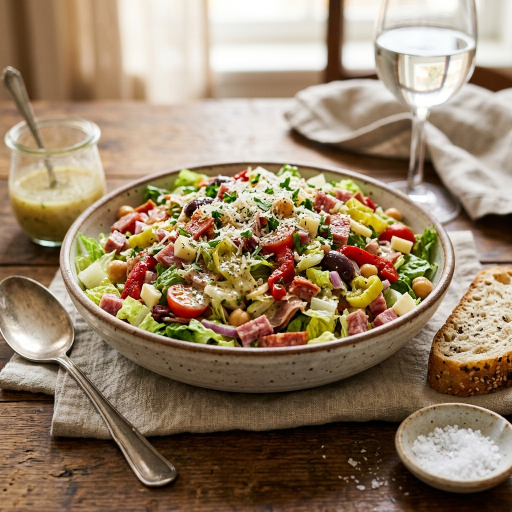 Chopped Italian Grinder Salad High Protein